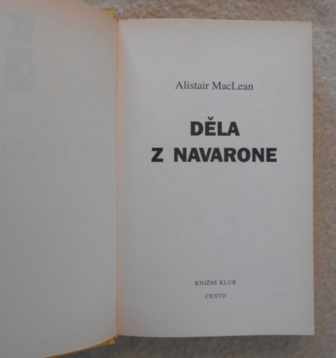 Alistair MacLean - Děla z Navarone - KK 1998