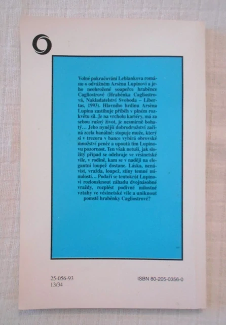 Maurice Leblanc - Pomsta hraběnky Cagliostrové - 1993