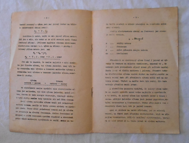 Josef Dalík - Více jalové energie v závodních elektrárnách - 1953