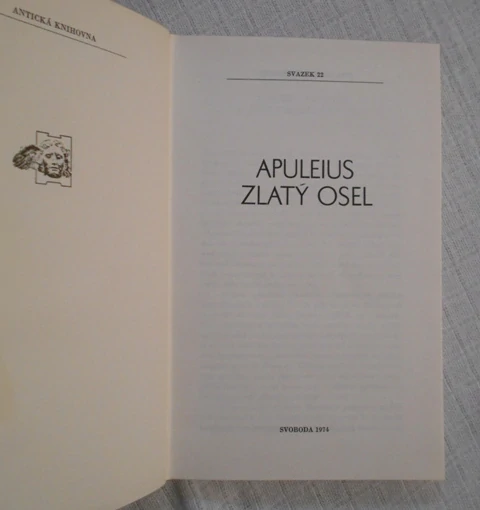 Apuleius - Zlatý osel - Svoboda 1974
