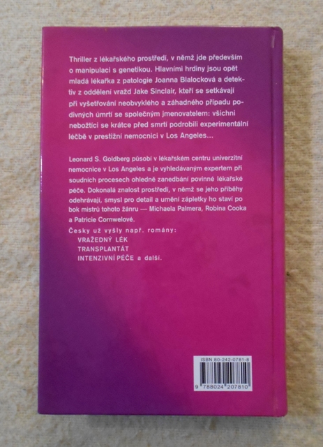 Leonard S. Goldberg - Vražedné procedury - KK 2002