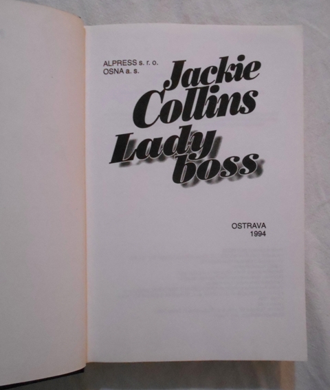 Jackie Collins - Lady Boss - Klokan 1994