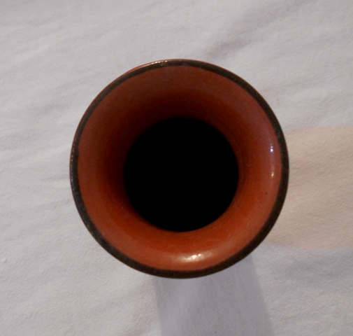 Bulharská keramika - zdobená vázička 14,5 x 7 cm