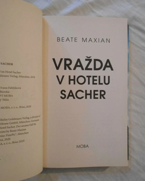 Beate Maxian - Vražda v Hotelu Sacher - 2020