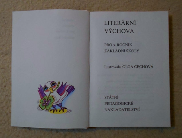 Literární výchova 5 pro 5. ročník základní školy - SPN 1990