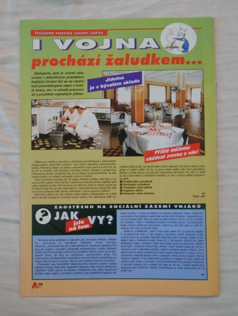 Časopis A report číslo 14 ročník 1998