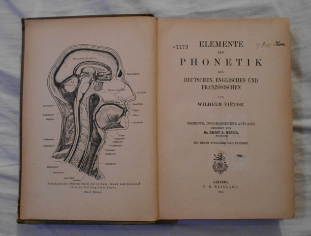 Wilhelm Viëtor - Elemente der Phonetik - 1923 německy