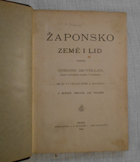 Grigorij De-Vollan - Žaponsko, země i lid - 1904