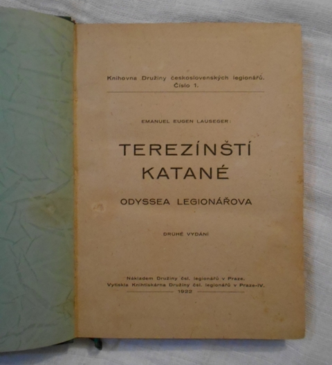Emanuel Eugen Lauseger - Terezínští katané Odyssea legionářova - 1922