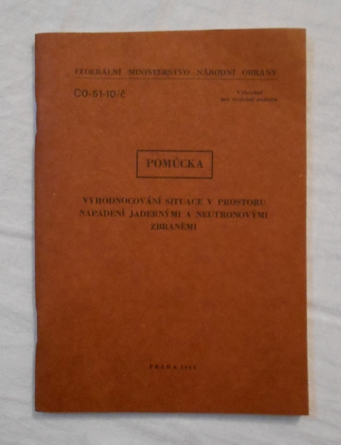 Vyhodnocování situace v prostoru napadení jadernými a neutronovými zbraněmi - 1988