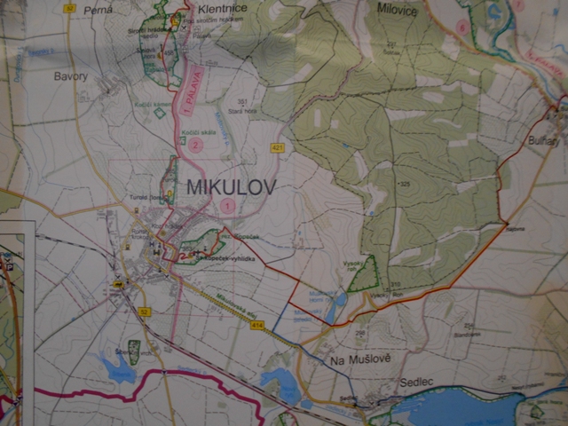 Mapa - Turistická a cykloturistická mapa Pálava - Edice Turistické mapy 5 - rok 1994