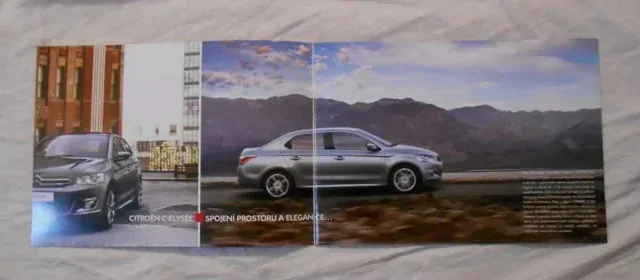 Reklamní prospekt Citroën C-Elysée - 2012
