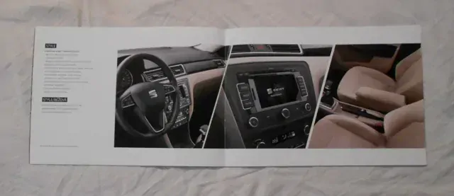 Reklamní prospekt Seat Toledo - 2014