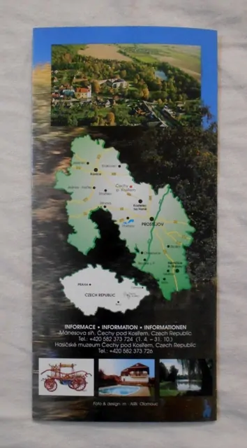 Regionální propagační leták Čechy pod Kosířem