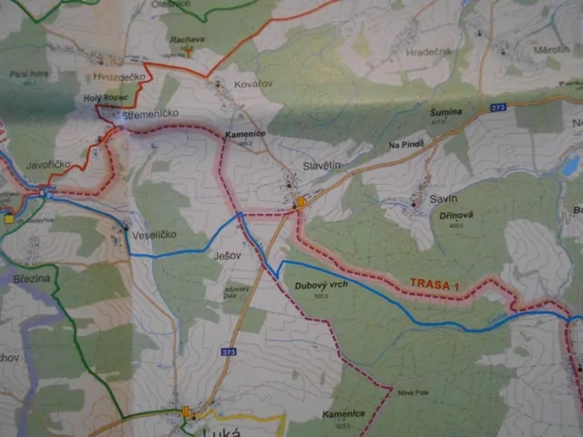 Mapa Litovelským Pomoravím aneb cestou přes... - rok 2002