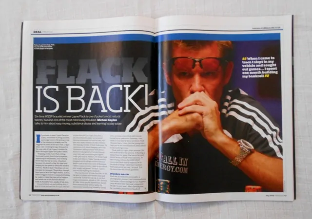 Časopis PokerPlayer Magazin July 2009 - anglicky