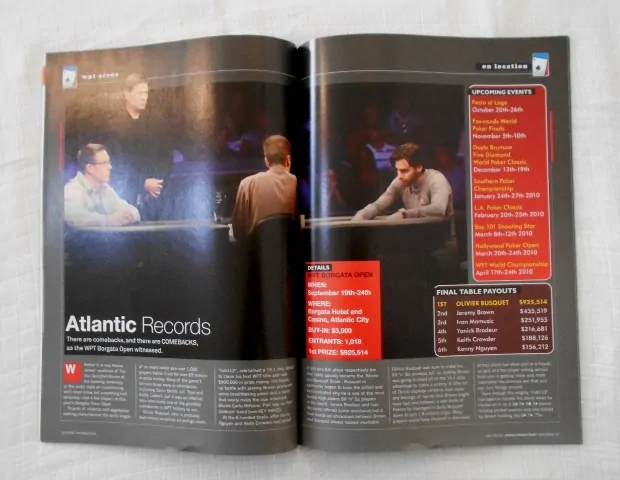 Časopis WPT Poker Magazine November 2009 - anglicky