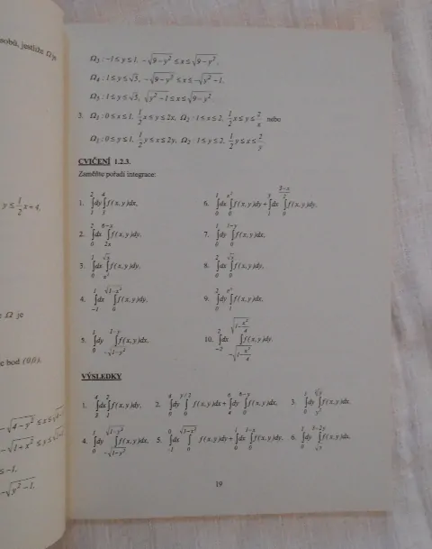 Burda, Doležalová - Matematika IIIB - Integrální počet funkcí více proměnných - VŠB-TU Ostrava 2003