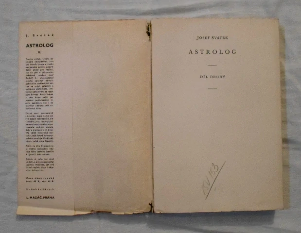 Josef Svátek - Astrolog I. + II. - Praha 1941
