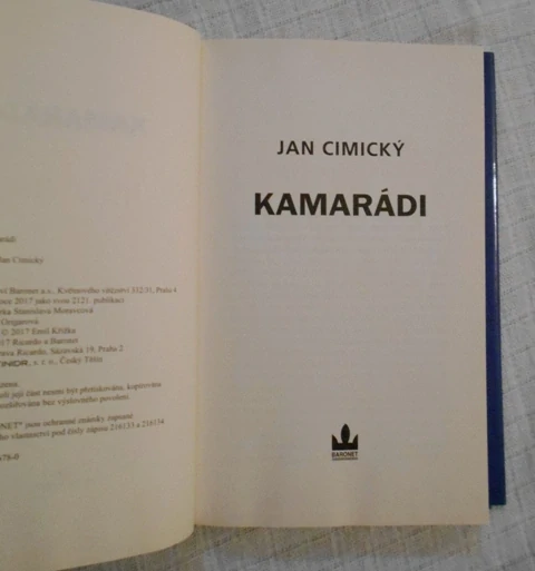 Jan Cimický - Kamarádi - 2017