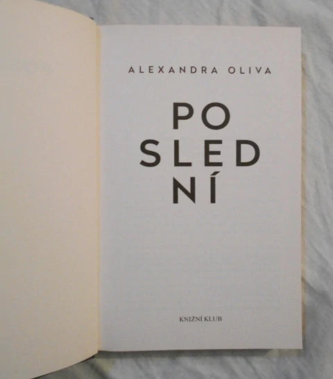 Alexandra Oliva - Poslední - KK 2017