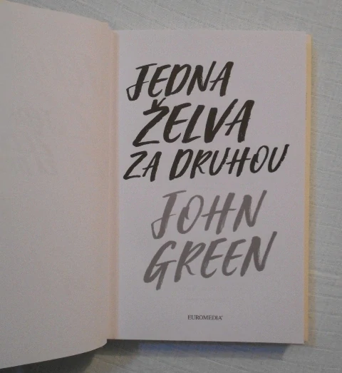 John Green - Jedna želva za druhou - 2018