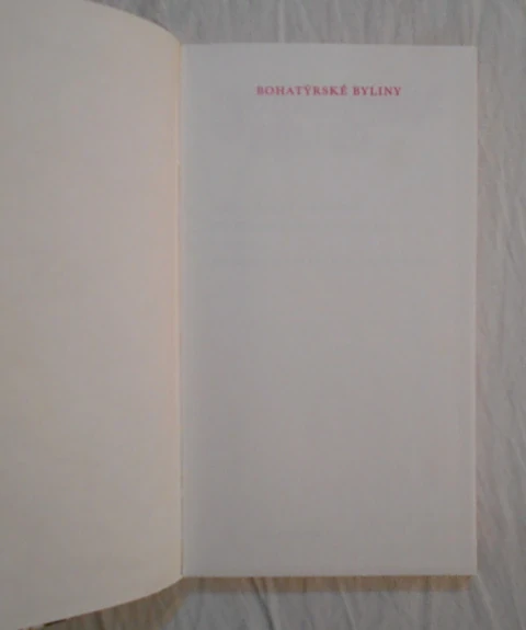 Helena Križanová-Brindzová - Bohatýrské byliny - 1986