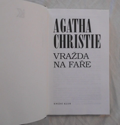 Agatha Christie - Vražda na faře - KK 1998