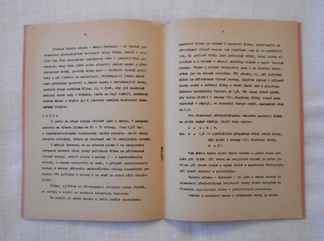 Jiří Machaníček - Prognóza úrody Smrk, jedle - Lesnický průvodce 3/1970