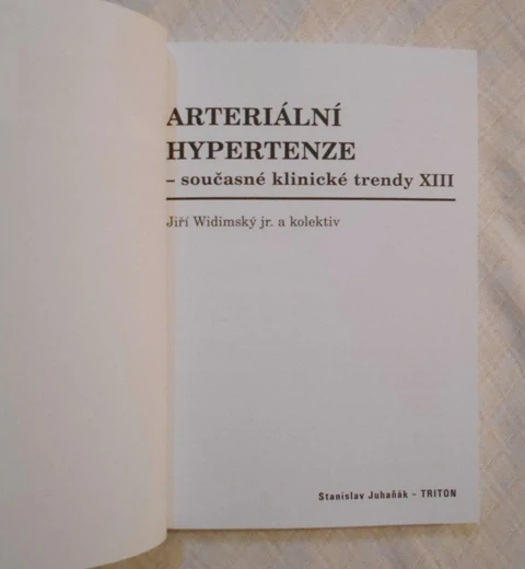 Jiří Widimský jr. a kol. - Arteriální hypertenze - současné klinické trendy XIII - 2015