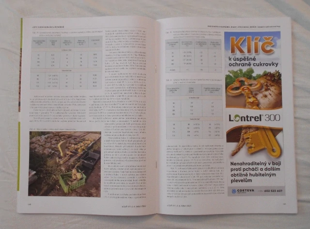 Časopis Listy cukrovarnické a řepařské číslo 4 ročník 2025