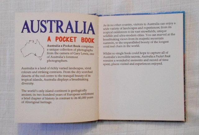 Gary Lewis - Australia A pocket book - 1993 anglicky