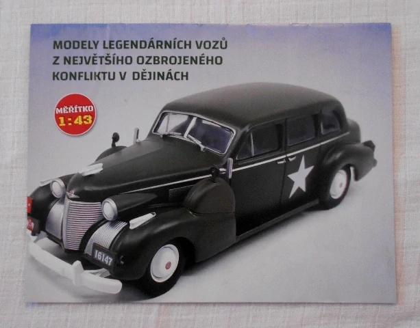 Časopis Vojenské automobily Druhé světové války  č. 2 Cadillac série Fleetwood V8 - 2024 - bez modelu