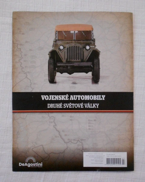 Časopis Vojenské automobily Druhé světové války č. 7 GAZ-67 B - 2024 - bez modelu