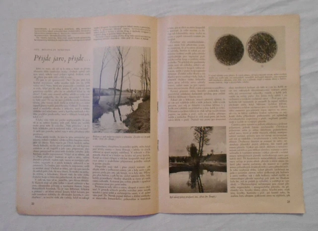 Časopis Naší přírodou ročník II. číslo 1 rok 1938