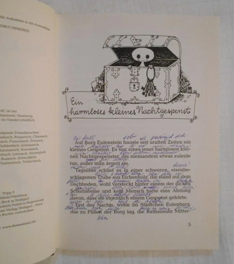 Otfried Preußler ( Preussler ) - Das Kleine Gespenst - německy