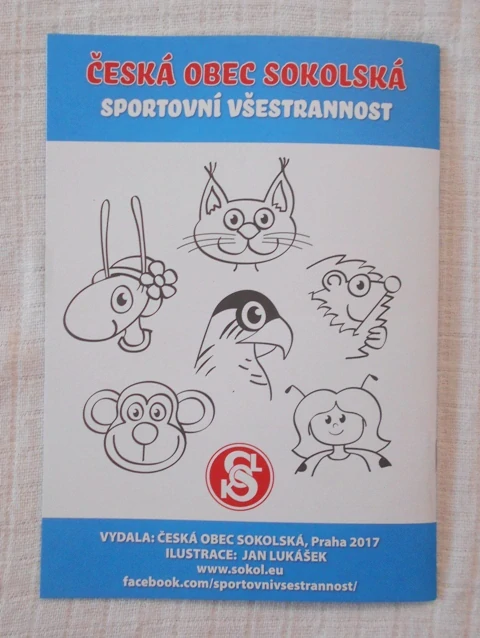 Dětské omalovánky Svět nekončí za vrátky - Sokol 2017