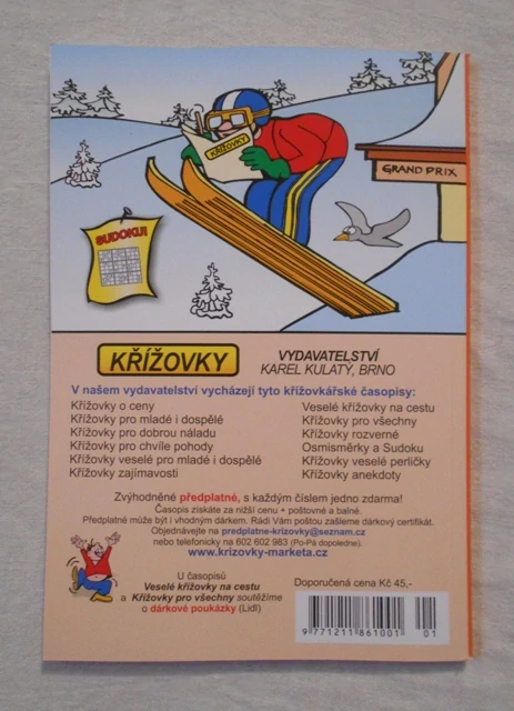 Křížovky pro všechny rok 2026 číslo 1