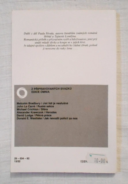 Paul Féval - Železný muž - Omnia 1992