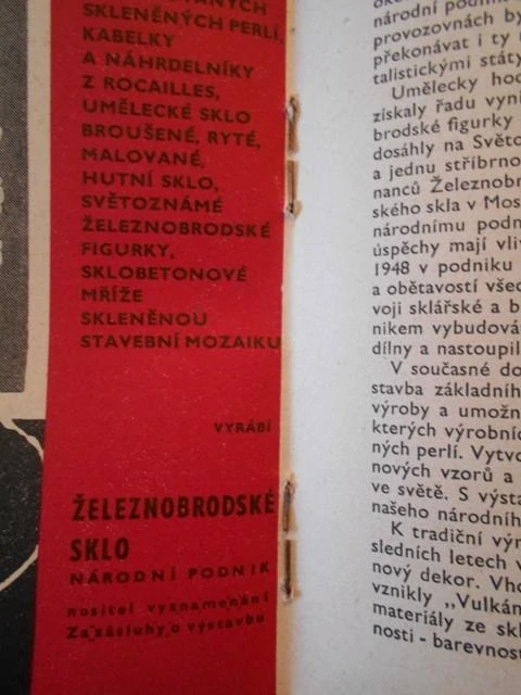 Bižutérie pro celý svět - IV. celostátní výstava jablonecké bižuterie - 1962