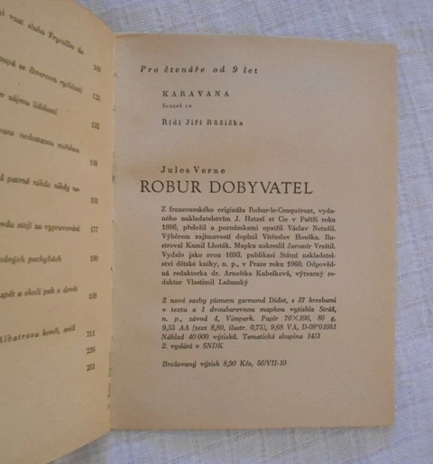 Jules Verne - Robur Dobyvatel - SNDK 1960