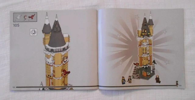 Lego Harry Potter Wizarding World 76430 Bradavická věž návod - Lego 2024 / JEN NÁVOD /