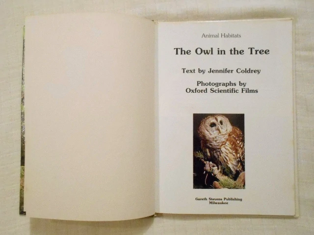 Jennifer Coldrey - The Owl in the Tree - 1988 anglicky