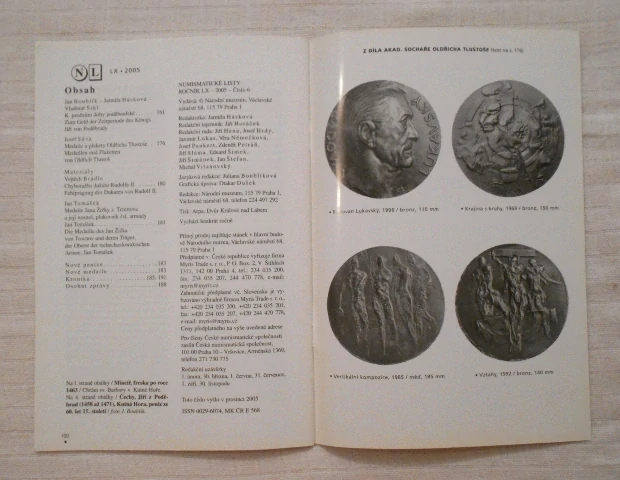 Numismatické listy ročník 60 rok 2005 číslo 6