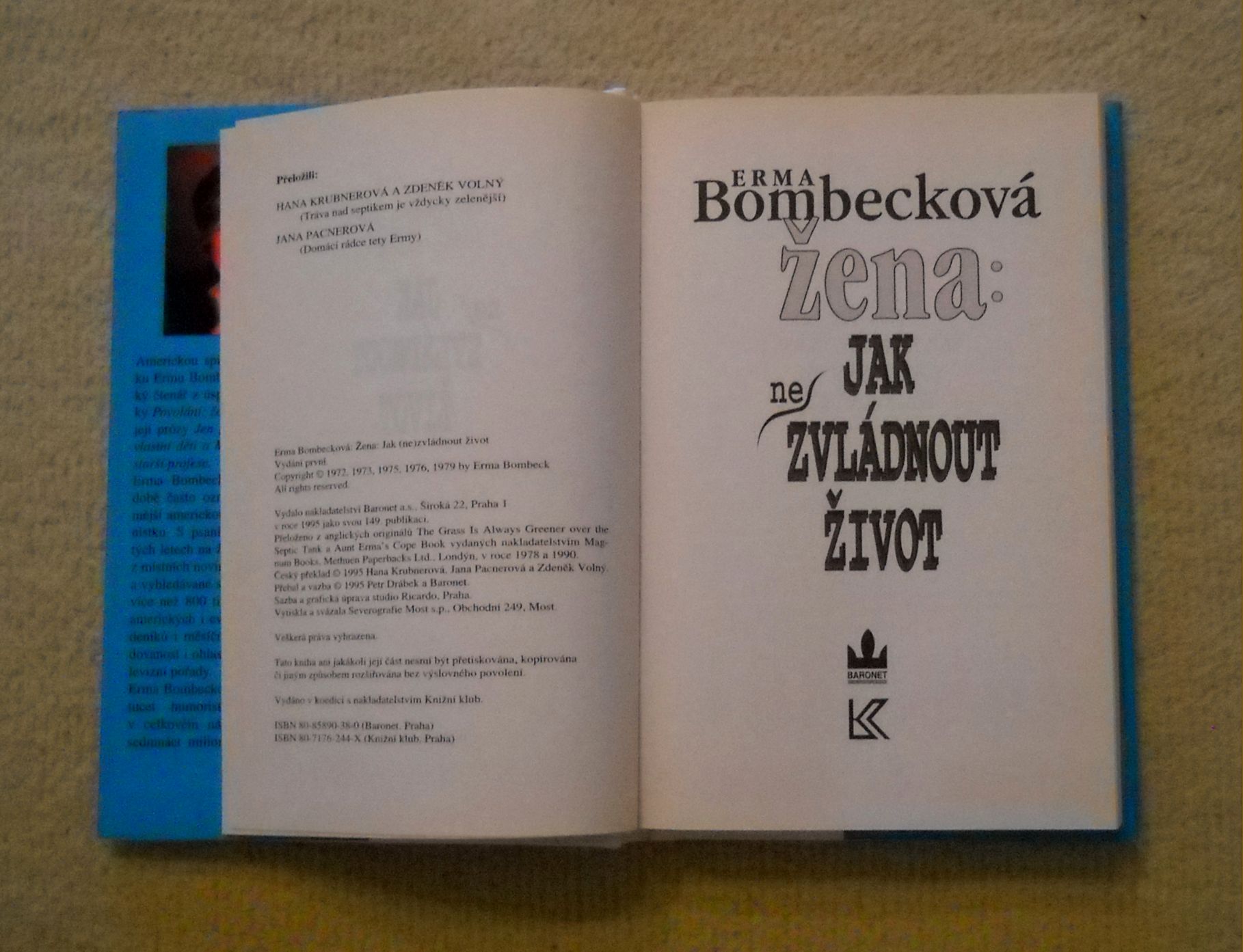 Erma Bombecková - Žena: Jak (ne) zvládnout život - 1995