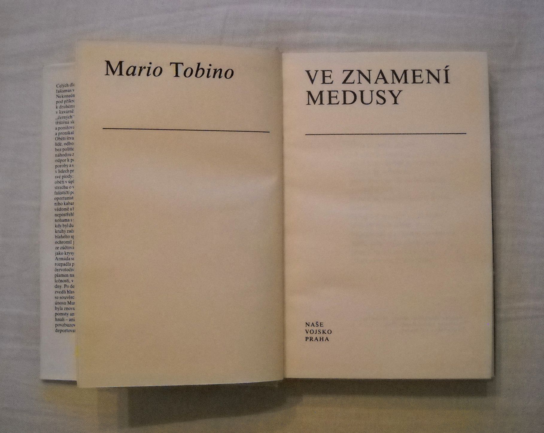 Mario Tobino - Ve znamení Medusy - 1983