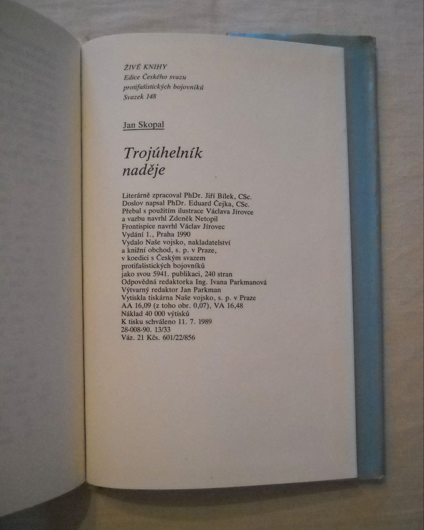 Jan Skopal - Trojúhelník naděje - NV 1990
