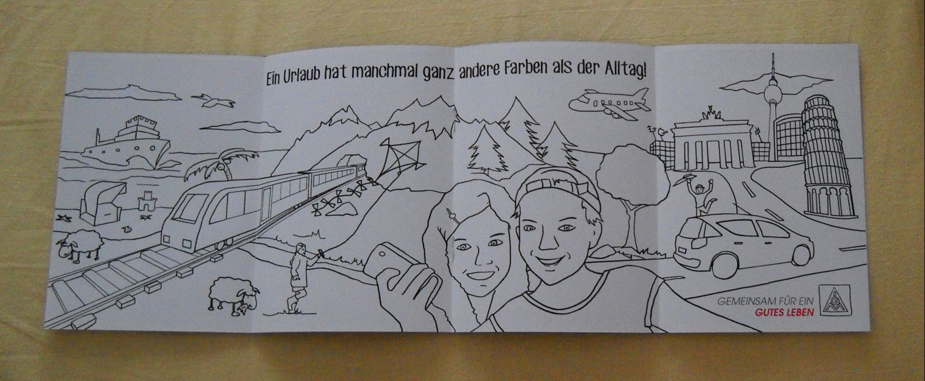 Reklamní brožura Urlaub - IG Metal - 2014