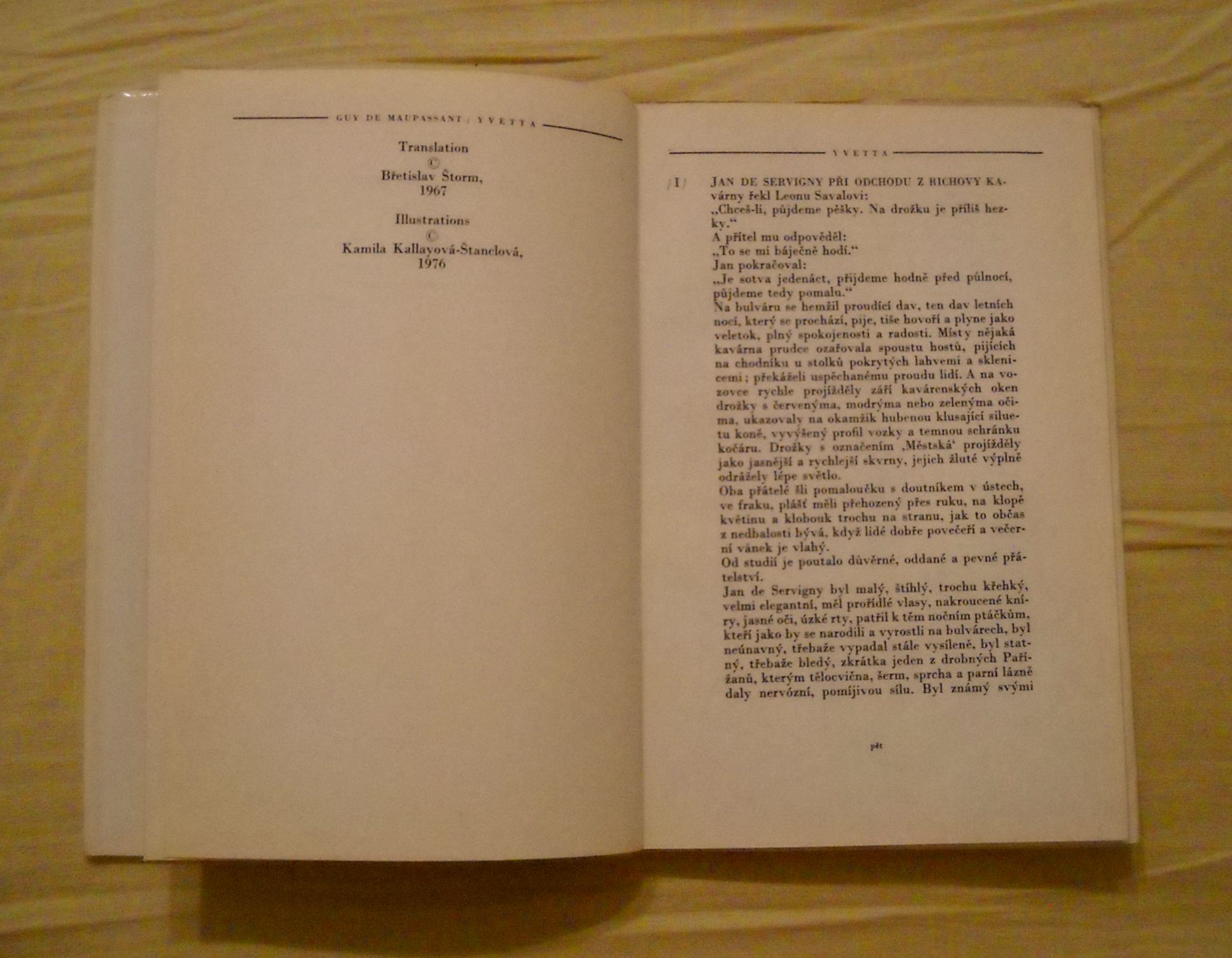 Guy de Maupassant - Yvetta - Máj 1976