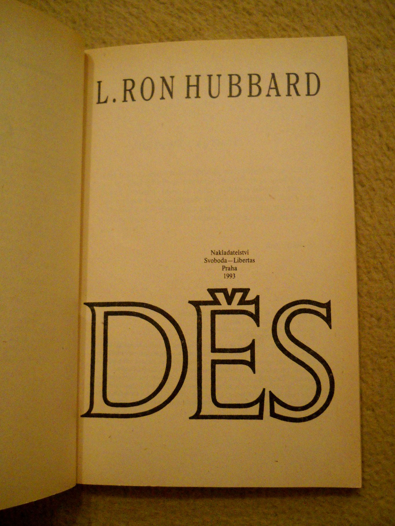 L.R. Hubbard - Děs - Omnia 1993